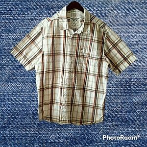 - - QUICKSILVER PLAID SHIRT